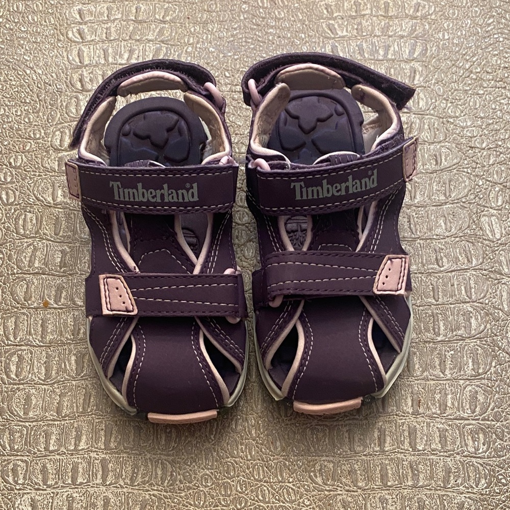 Timberland Kids Dark Purple Sandals